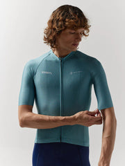 Jersey Ciclismo M/C Hombre Givelo Essential 24 SS Teal Noise