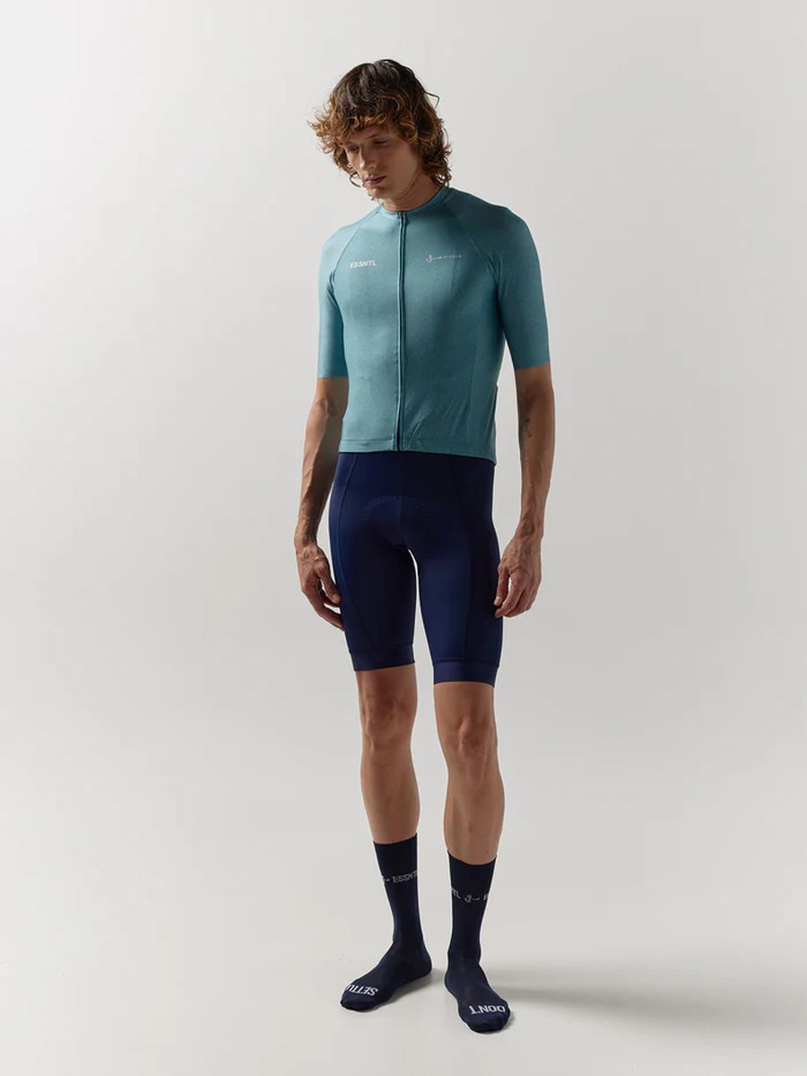 Jersey Ciclismo M/C Hombre Givelo Essential 24 SS Teal Noise