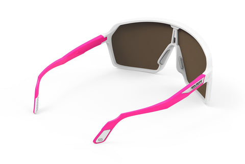 Gafas Ciclismo RudyProject Spinshield WhitePink fluo Mat Red