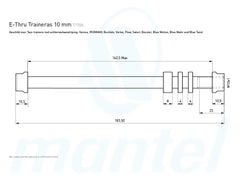 Kit Tacx De Adaptador Eje Para Rodillos 10x135mm