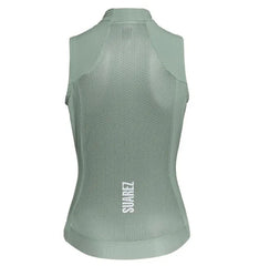 Chaleco Cortavientos de Ciclismo Mujer Barrier Blue Haze