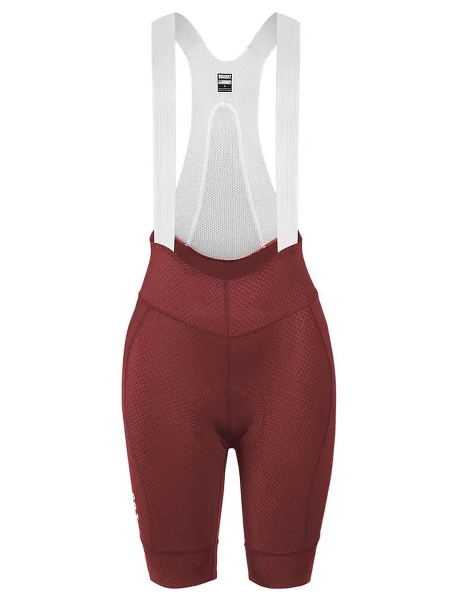 Pantaloneta de Ciclismo C/T Mujer Suarez Hard Moroccon Red