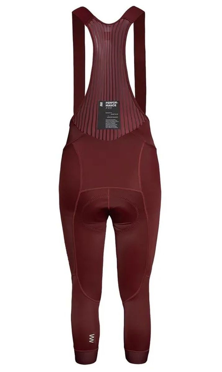 Pantalón 3/4 De Ciclismo Mujer Falcon Wine Knicker