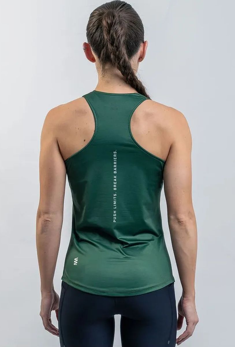 Camiseta Running M/S Mujer Suarez Breeze Green