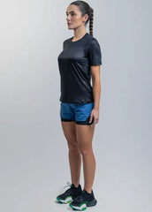 Camiseta Running M/C Mujer Suarez Breeze Black C.M