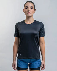 Camiseta Running M/C Mujer Suarez Breeze Black C.M