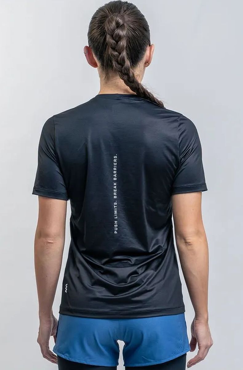 Camiseta Running M/C Mujer Suarez Breeze Black C.M