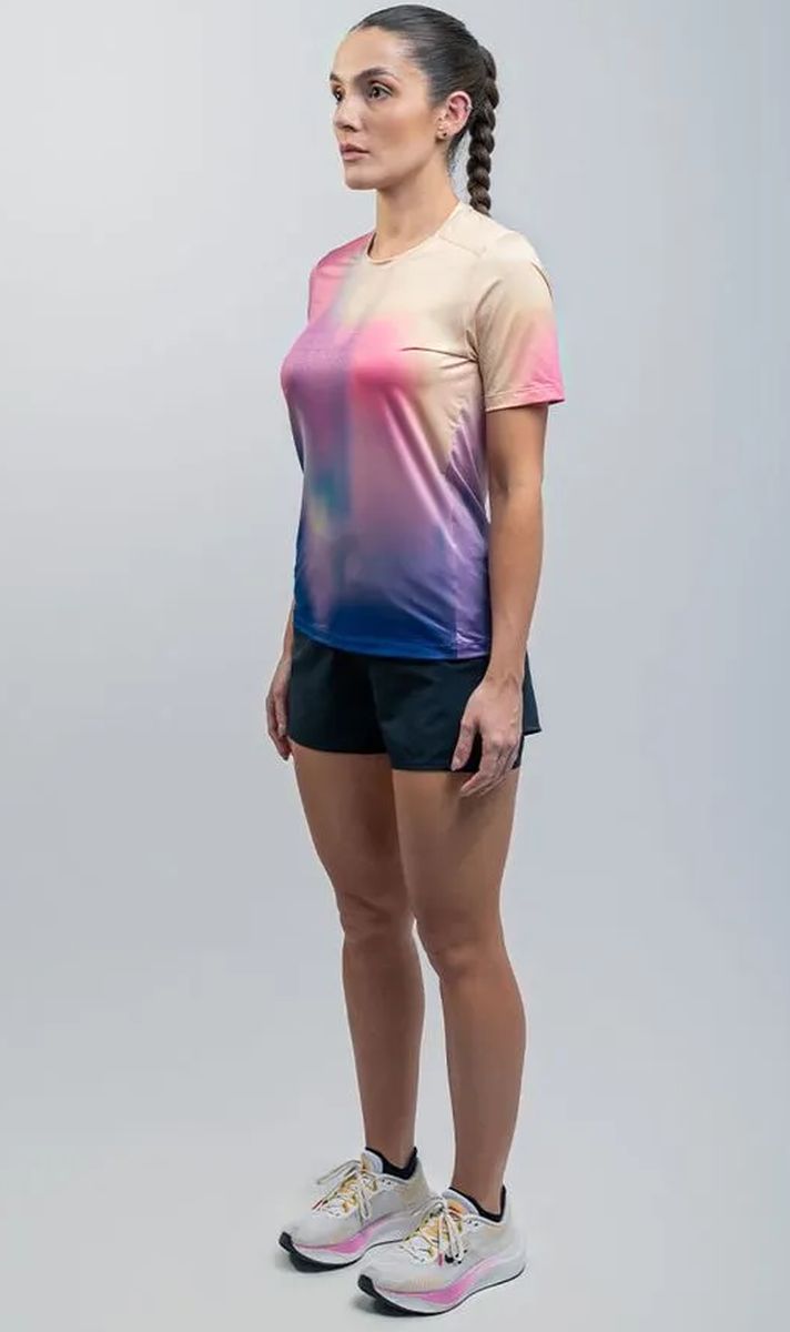 Camiseta Running M/C Mujer Suarez Breeze Pink