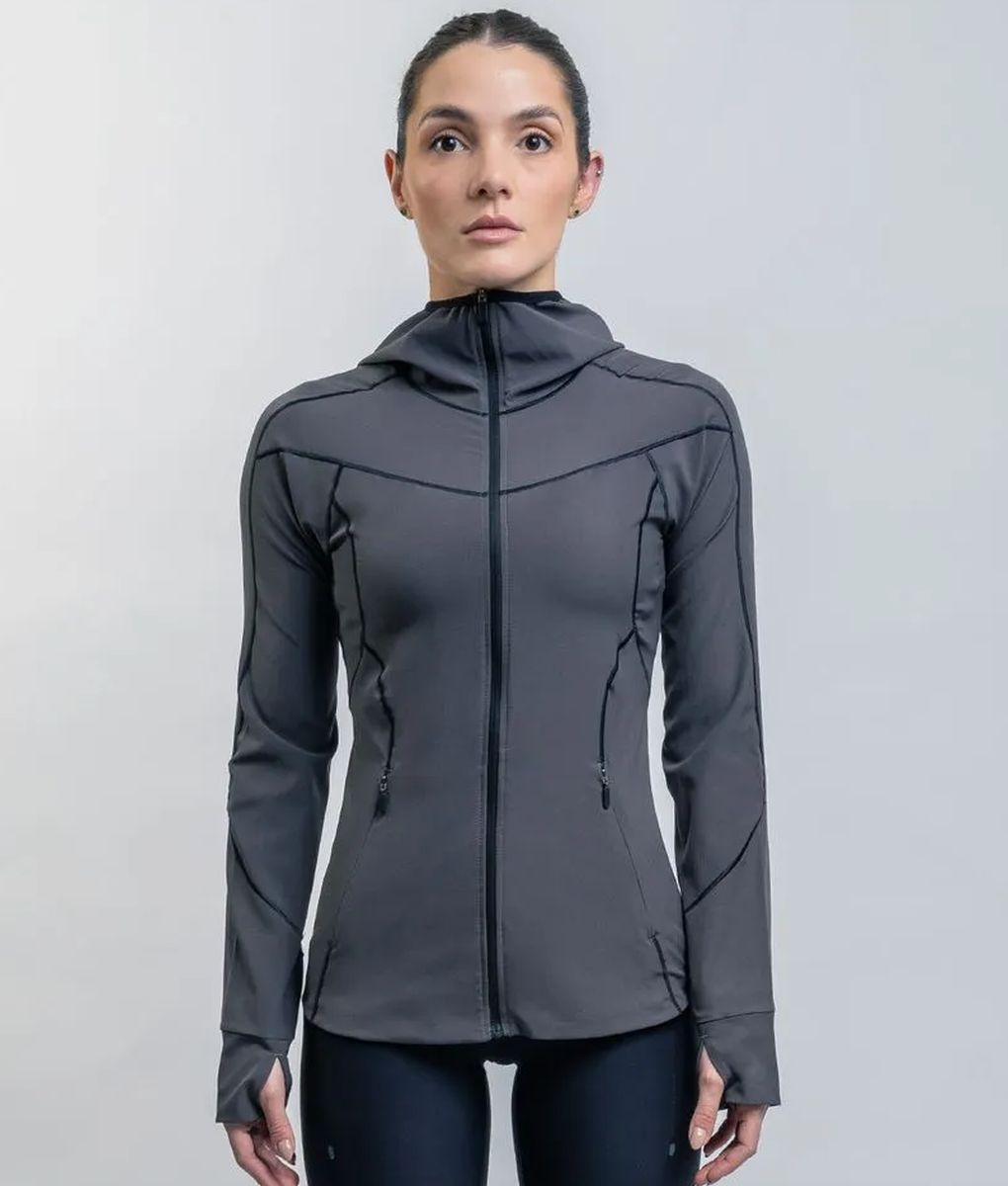 Chaqueta Running Mujer Suarez Balance Gray