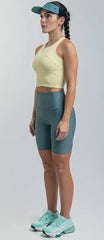 Pantaloneta Running S/T Mujer Suarez Hydro 8" Laurel