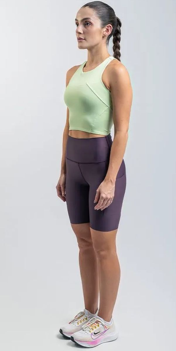 Pantaloneta Running S/T Mujer Suarez Hydro 8" Wine