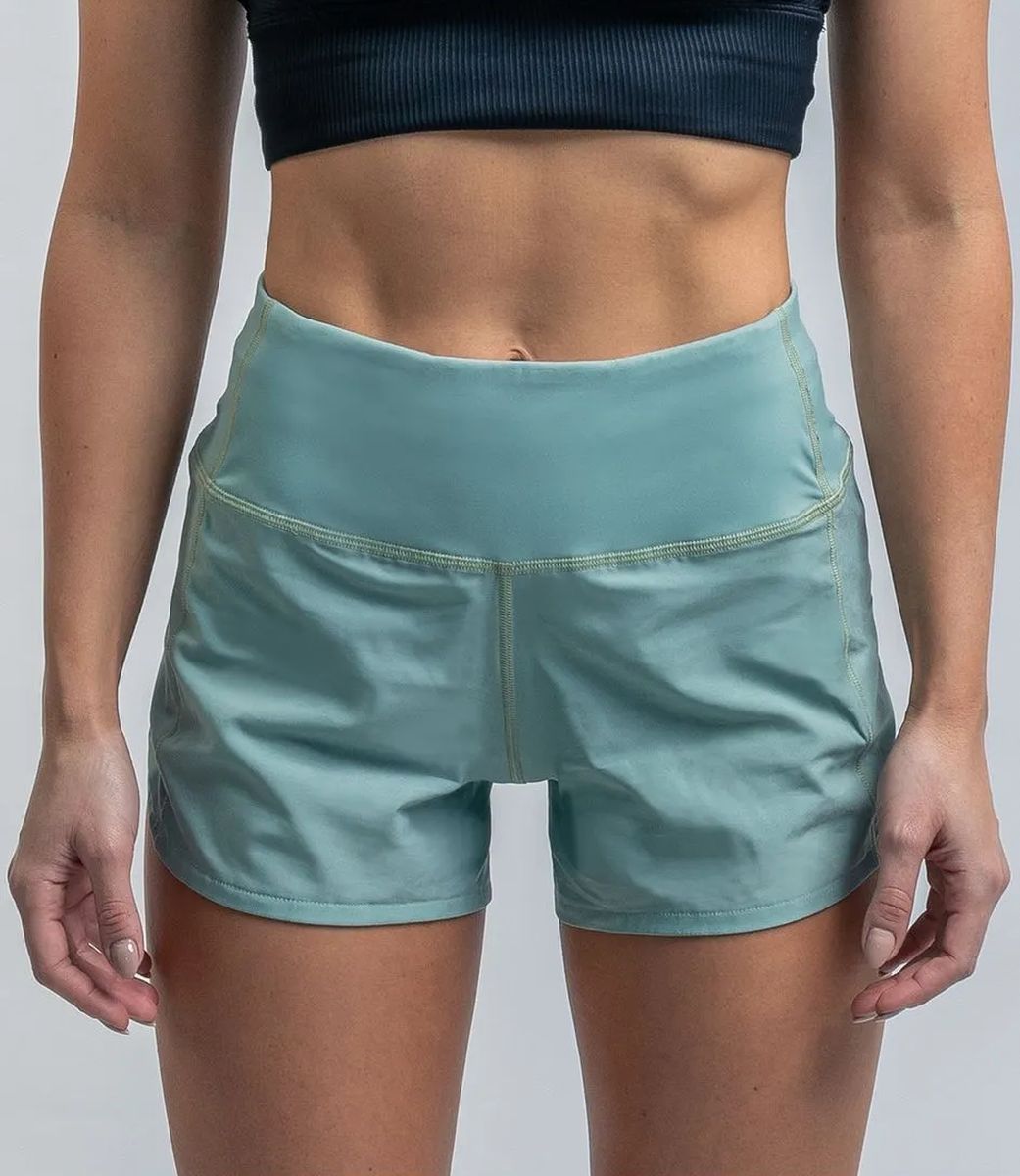 Short Sublimada Running Mujer Suarez Speed Sage