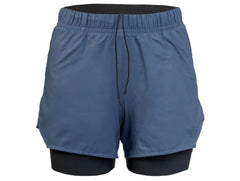 Short Running Mujer 2 en 1 Suarez Hybrid Blue