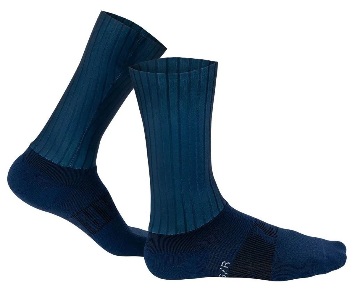 Medias de Ciclismo 7" Suarez Aero Black/White/Blue